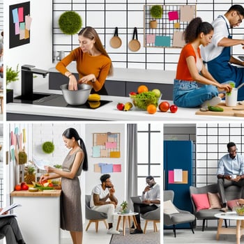 An article discussing the importance of office kitchens in the business environment, highlighting their role in fostering communication, creativity, h-1